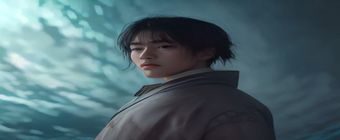 无敌流浪汉5铁拳汉角色形象，体型魁梧身着破损外套，拳头发出金色能量光